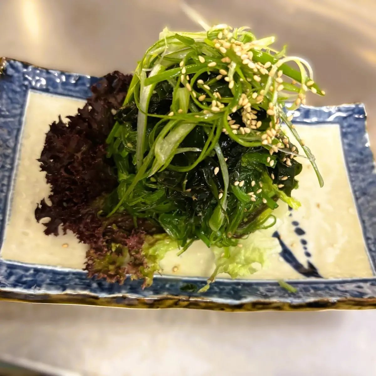 wakame goma-ae salat ワカメ胡麻和えサラダ